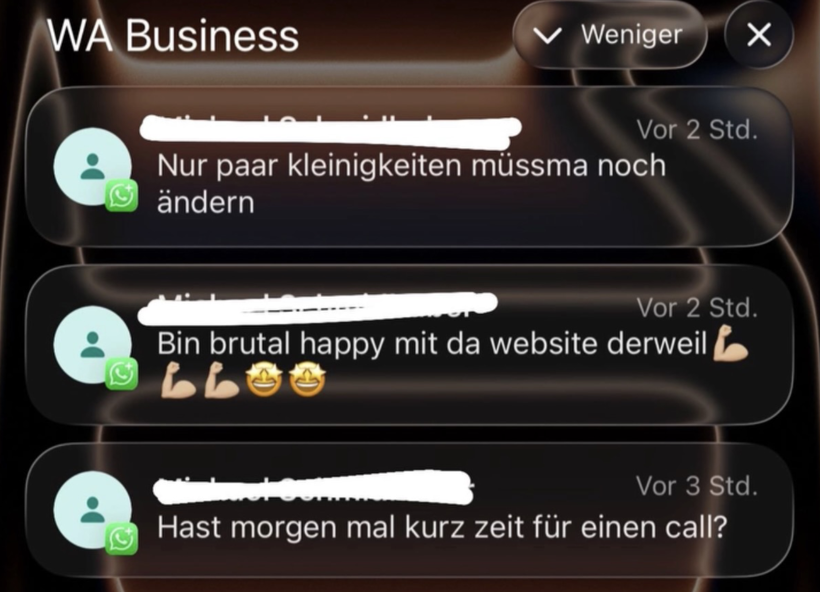 Kundennachricht 17