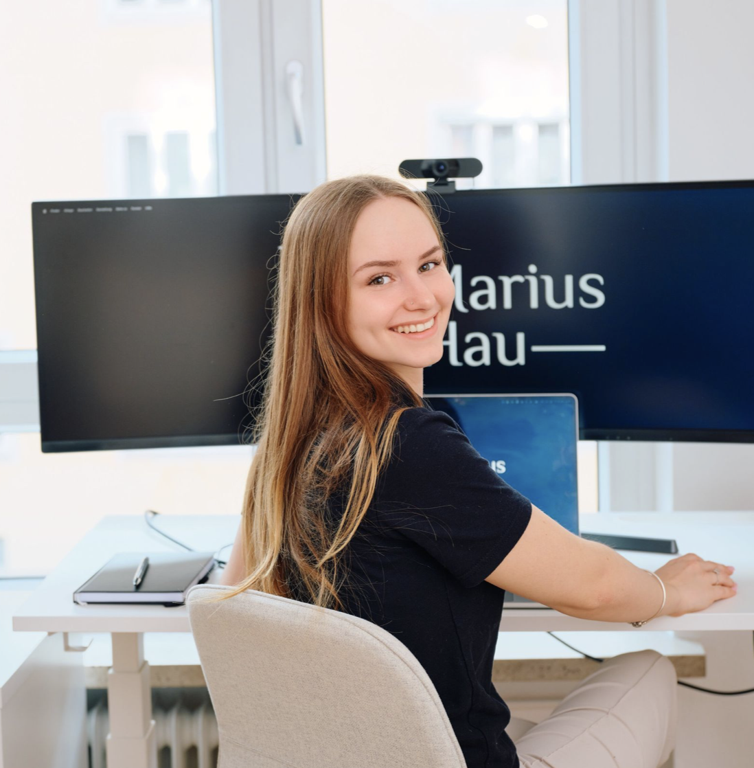 Christina im Studio
