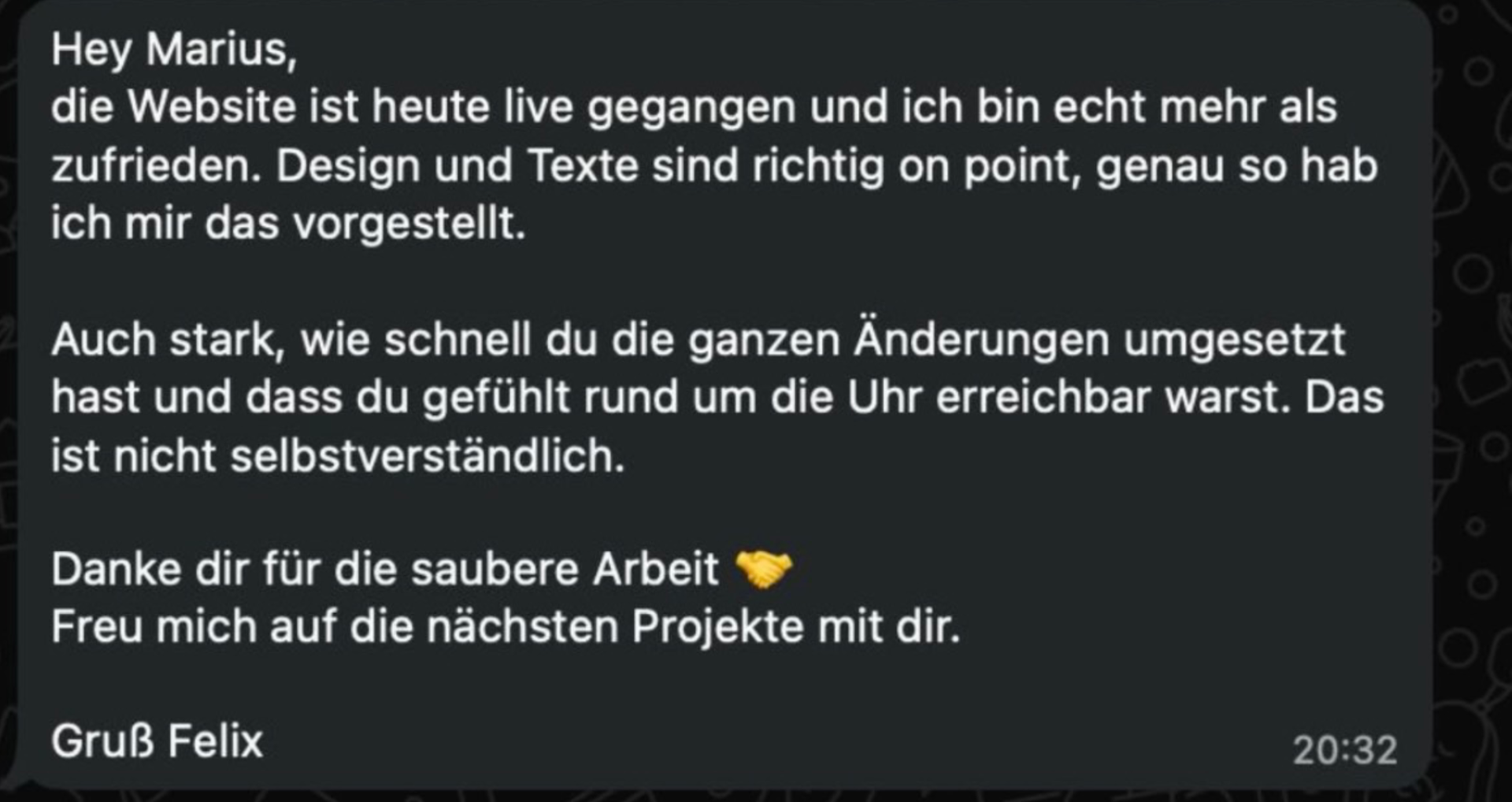 Kundennachricht 12