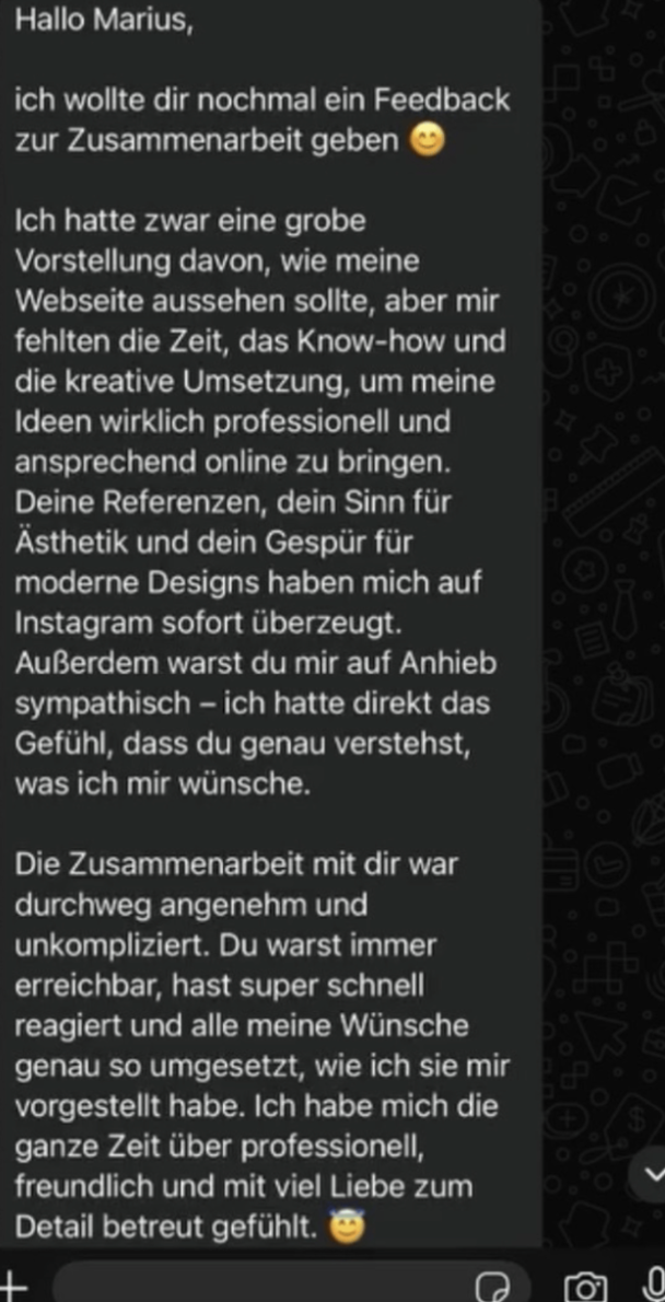Kundennachricht 2