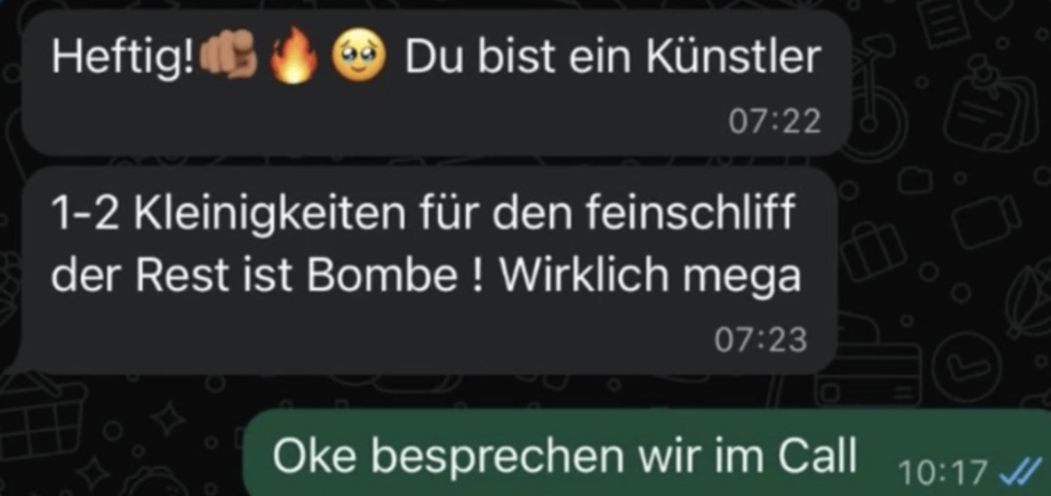 Kundennachricht 20