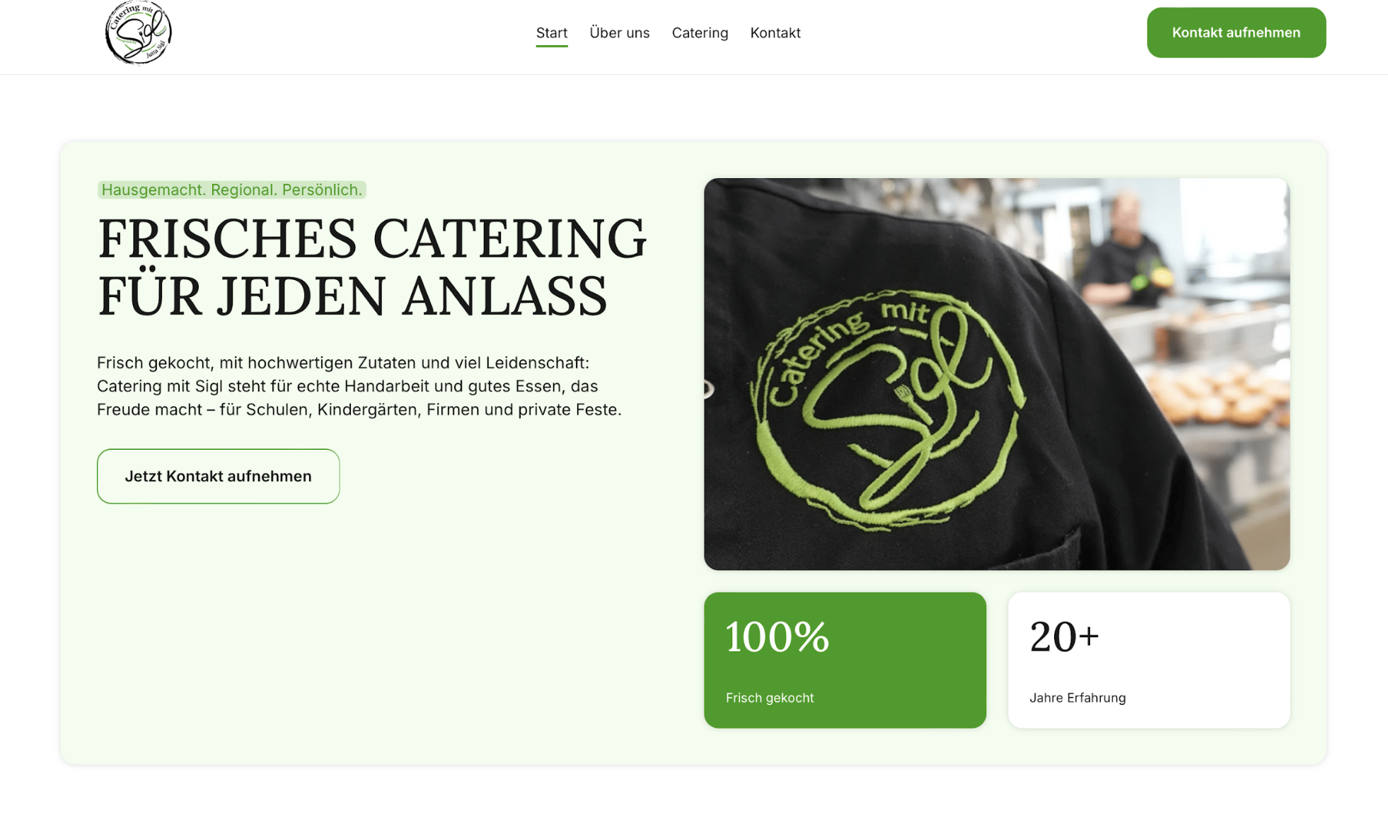 Catering mit Sigl