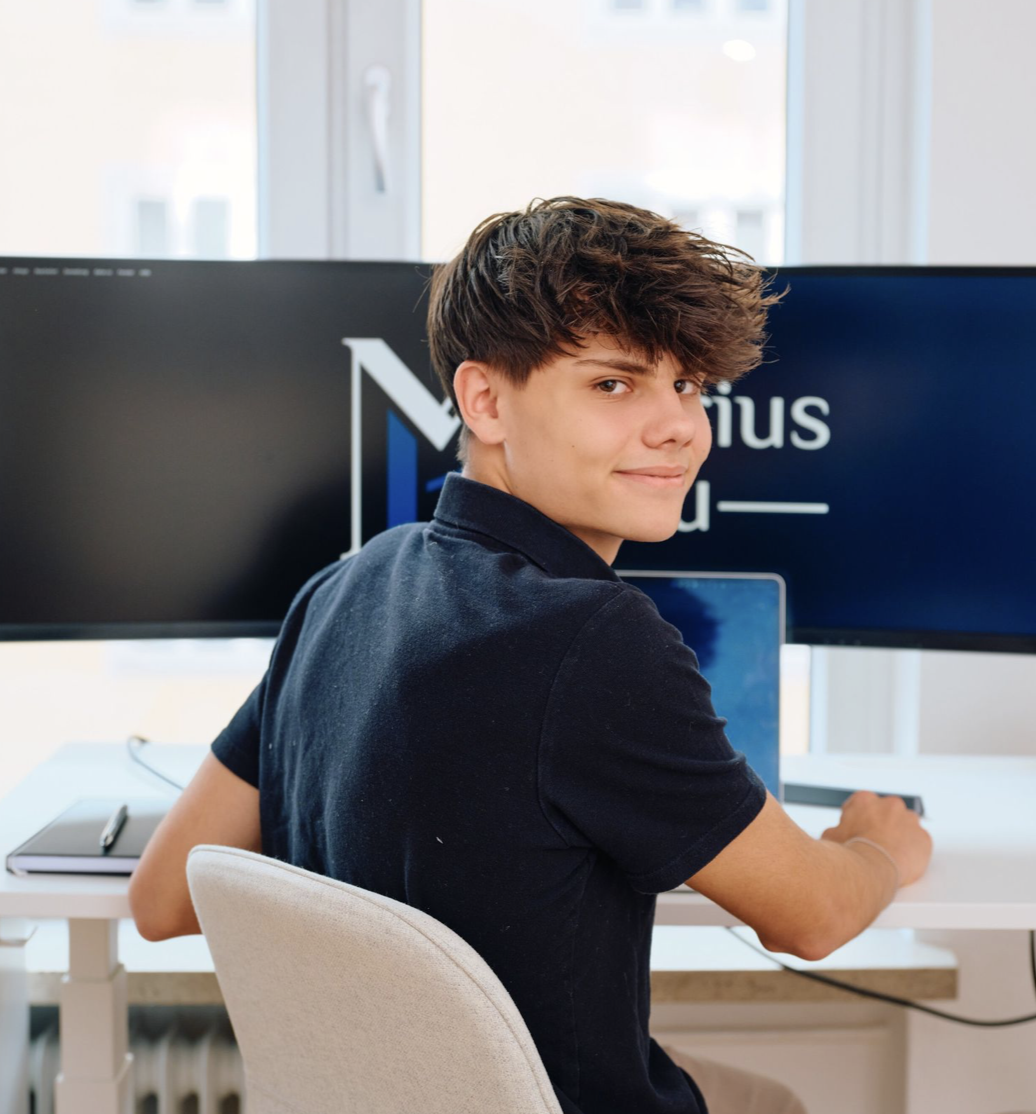Marius im Studio