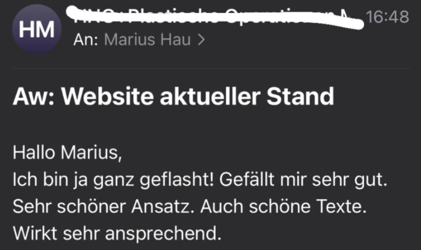 Kundennachricht 18