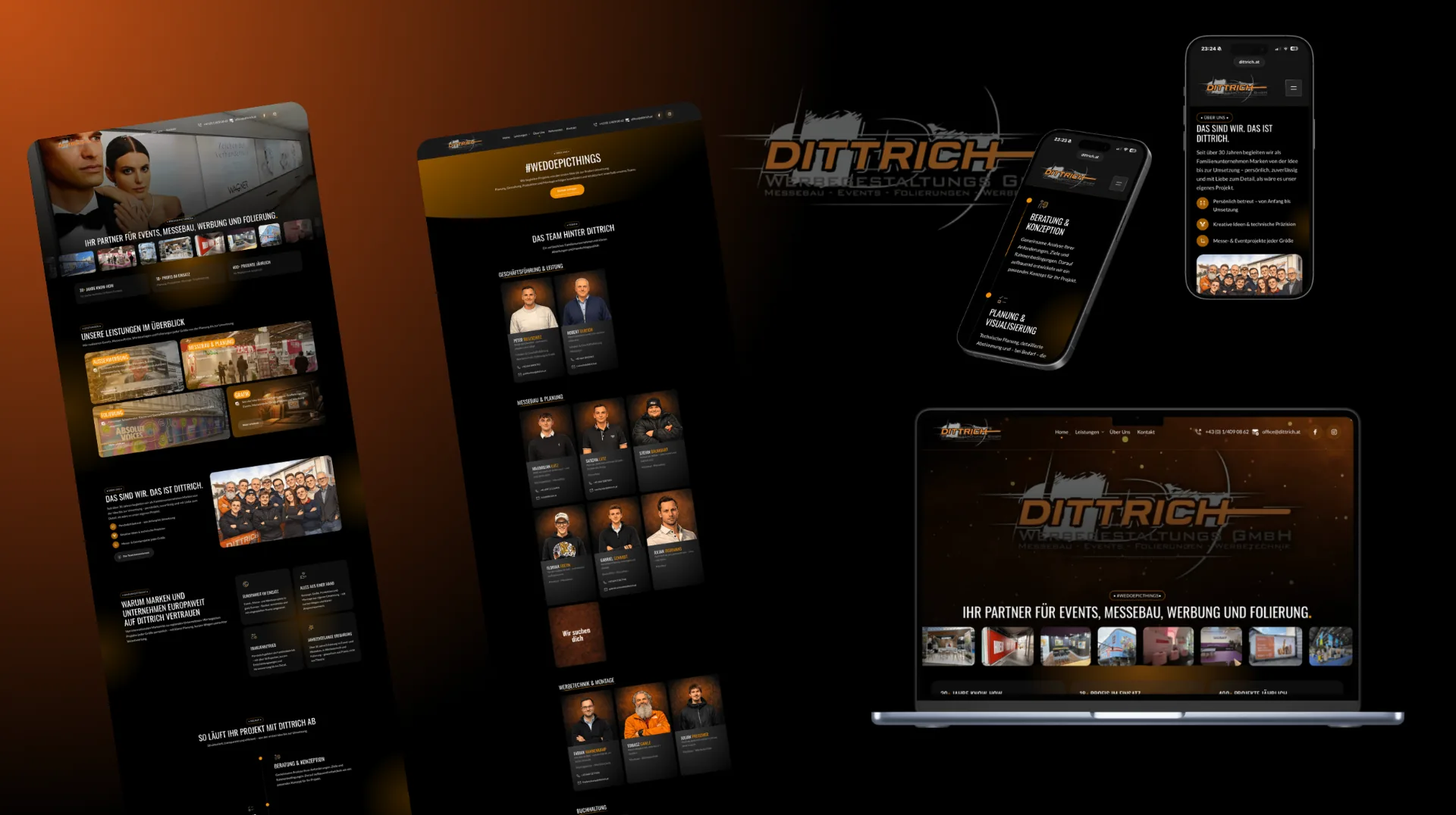 Dittrich Website Vorschau